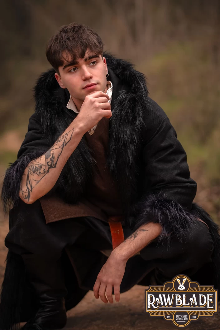 Shadowcaster Fur-Lined Coat