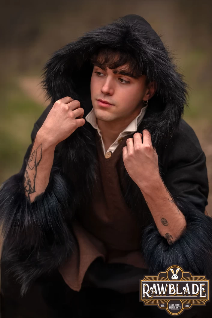Shadowcaster Fur-Lined Coat