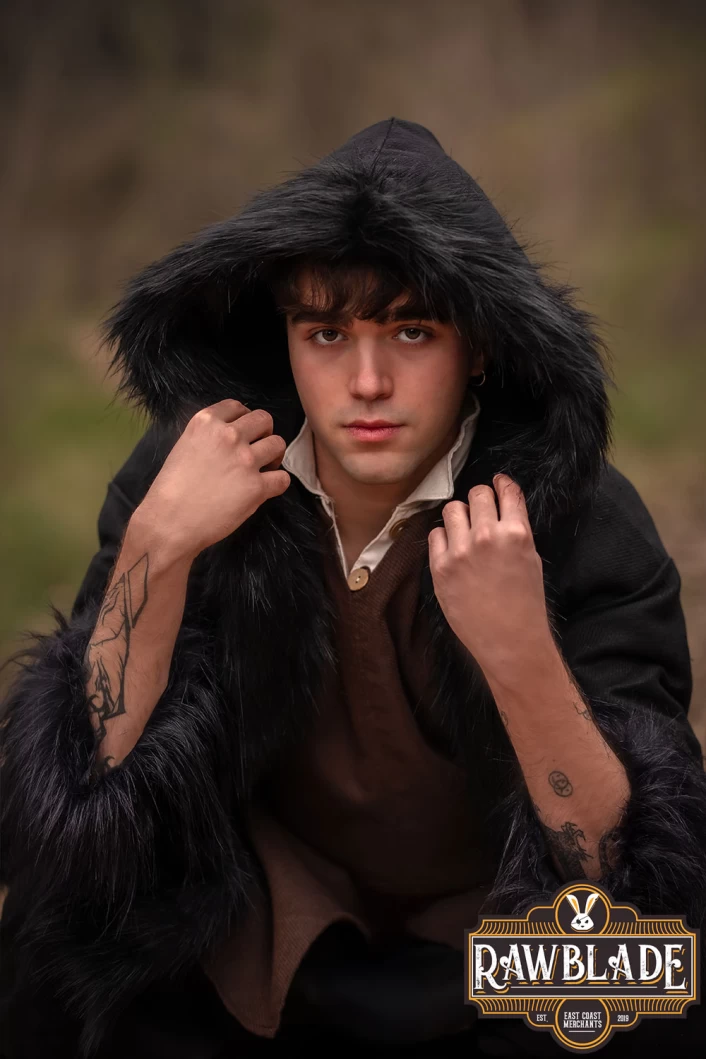 Shadowcaster Fur-Lined Coat