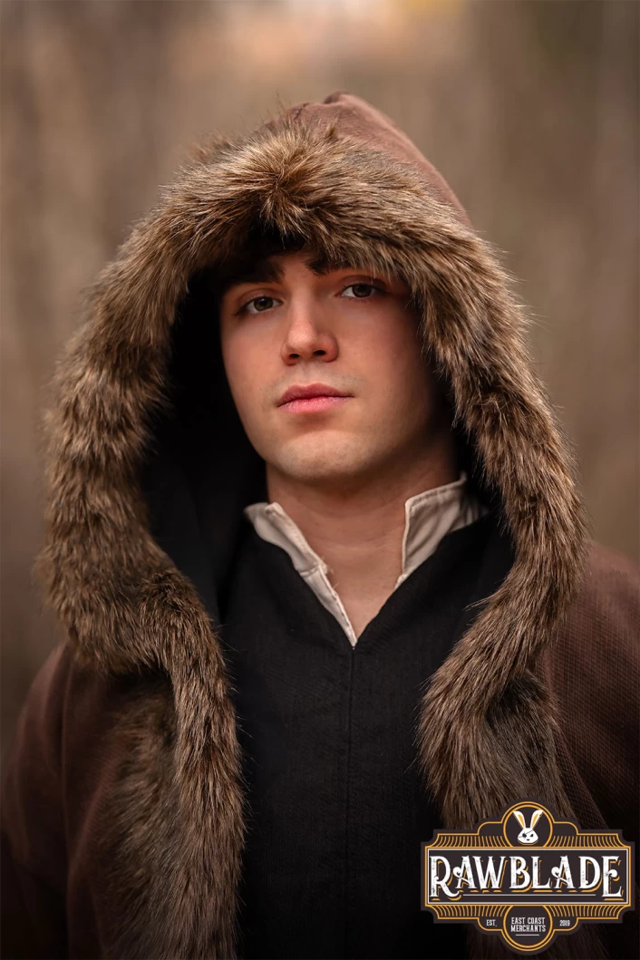 Barbarian Fur-Lined Coat
