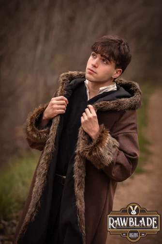 Barbarian Fur-Lined Coat