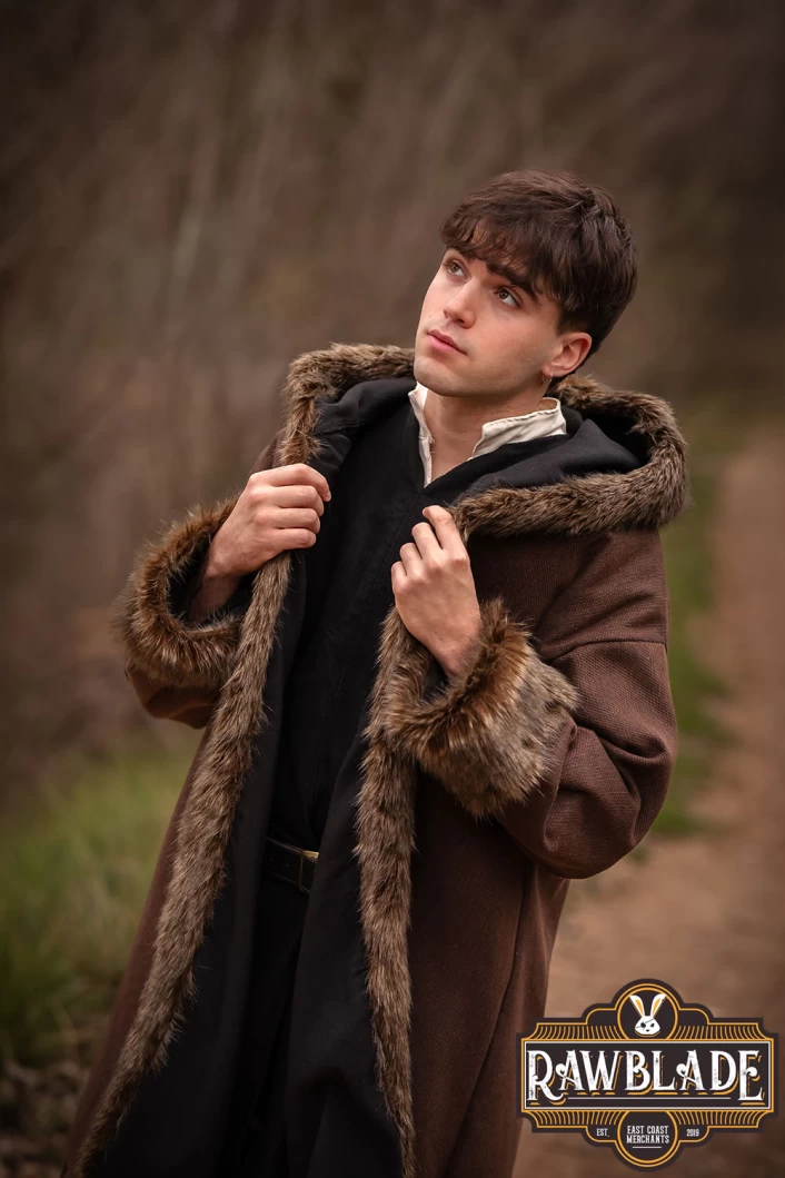 Barbarian Fur-Lined Coat