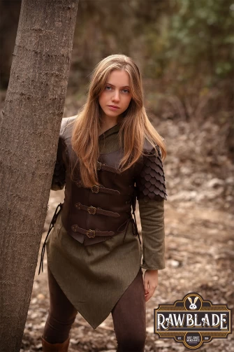 Tehera Medieval Jerkin - Brown